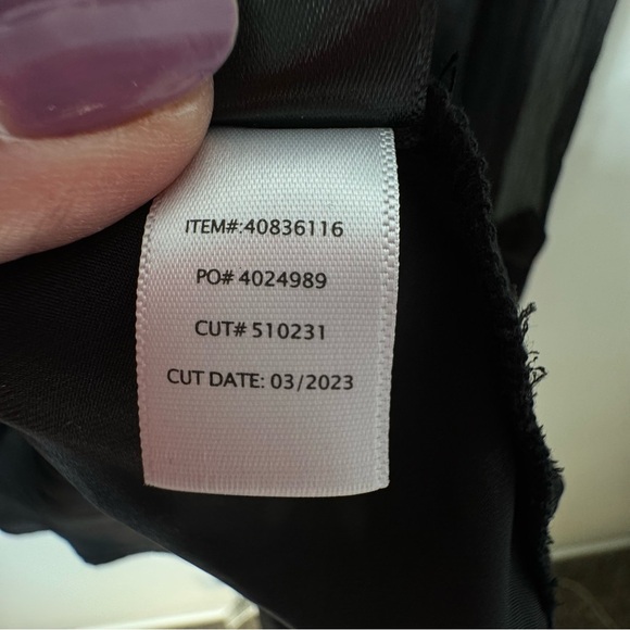 Torrid Chiffon And Satin Button Up black Shirt size 1X - Picture 6 of 9